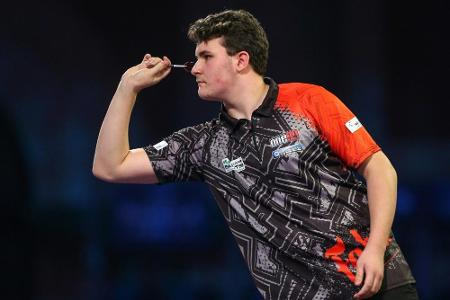 Darts-WM: Erstrundenaus für Youngster Schmutzler - Anderson schlägt Lewis