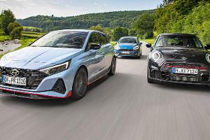 Ford Fiesta ST, Hyundai i20 N, Mini JCW, Exterieur