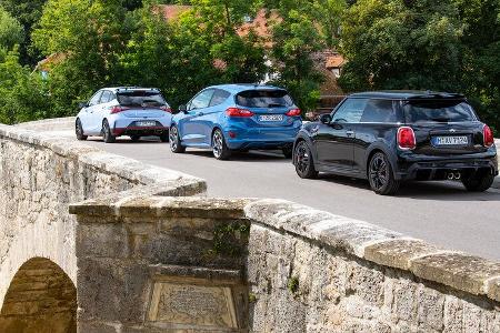 Ford Fiesta ST, Hyundai i20 N, Mini JCW, Exterieur