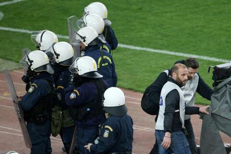 Polizei nimmt 54 Kiew-Problemfans vorläufig fest