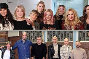 Die Teilnehmer: oben v.l.n.r.: Lilly Becker, Sabine Kaack, Carolin Kotke, Tanja Bülter, Susan Sideropoulos, Nicole Jäger, So...