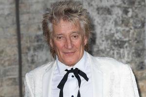 Rod Stewart bei einem Auftritt in London.