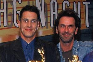 Hugo Egon Balder (re.) trauert um seinen Kollegen und Freund Mirco Nontschew.