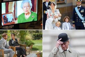 Von Harry und Meghans Skandal-Interview über Prinz Philips Tod und Sorgen um die Queen bis zu Royal-Babys: 2021 ist in den K...