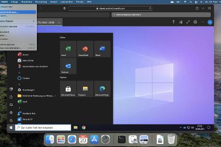 Windows 365 lässt sich ebenso auf macOS nutzen.