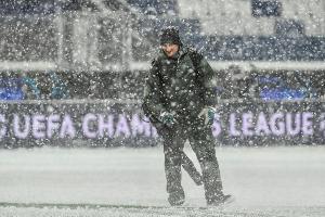 Starker Schneefall: Bergamo gegen Villarreal auf Donnerstag verlegt
