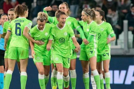 Frauen-CL: Wolfsburg wahrt Viertelfinal-Chance