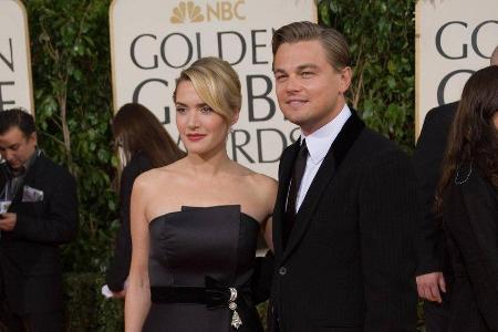 Kate Winslet und Leonardo DiCaprio gemeinsam auf dem roten Teppich.