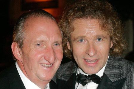 Mike Krüger (l.) und Thomas Gottschalk auf einer Gala 2006.