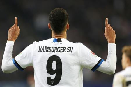 3:0 gegen Rostock - HSV nach Sieg im Nordderby auf Rang drei