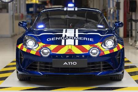 Alpine A110 Pure Gendarmerie Polizei Frankreich
