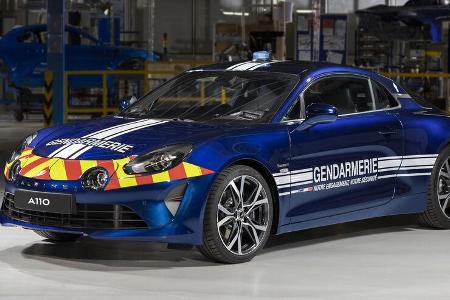 Alpine A110 Pure Gendarmerie Polizei Frankreich