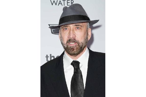 Sein Kollege Nicolas Cage kam gut behütet daher;