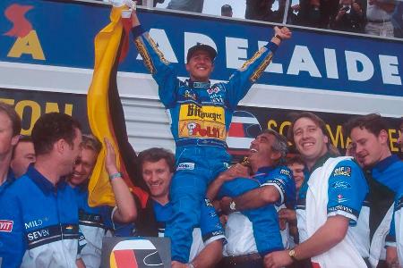 6. Platz: Michael Schumacher (1994) - 25 Jahre, 314 Tage