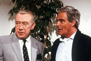 Karl-Heinz Vosgerau (r.) an der Seite von Horst "Derrick" Tappert