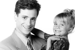 Bob Saget und Ashley Olsen 1991 bei "Full House".
