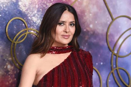 Salma Hayek bei der Premiere des Kinofilms Eternals im BFI ...