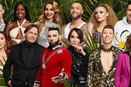 Zwölf mehr oder minder bekannte Promis ziehen ins RTL-Dschungelcamp 2022.