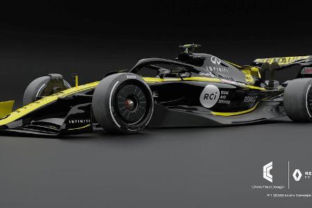 F1-Technik Reglement 2022 - Vorderachse / Räder