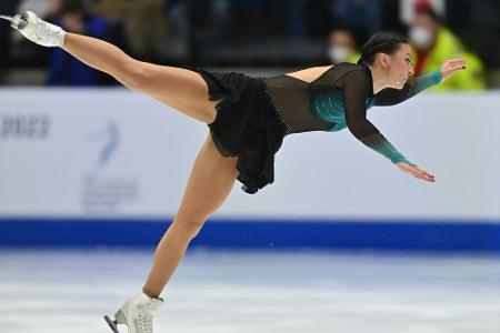 Russin Waljewa vorn - Schott bei Eiskunstlauf-EM auf Platz 13