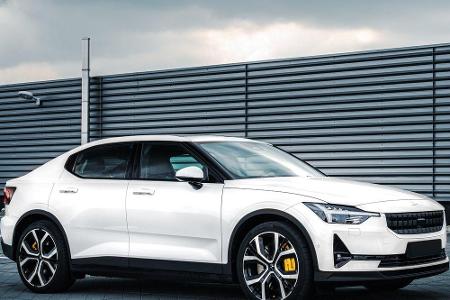 Unter den Top-Fahrzeugen landet außerdem der Elektro-Newcomer Polestar. Der Polestar 2 schafft es ebenfalls auf eine Gesamtn...