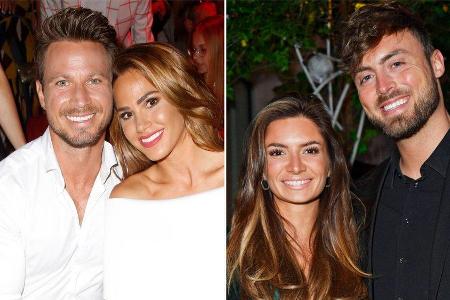 Haben zueinander gefunden: Sebastian und Angelina Pannek (li.) und Michèle de Roos und Niko Griesert (re.).