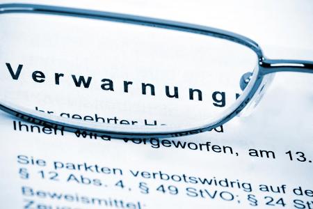 Verwarnungsgeld Parken