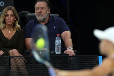 Russell Crowe: Seltener Auftritt mit Freundin bei den Australian Open
