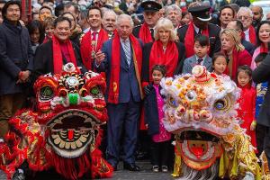 Prinz Charles und Herzogin Camilla begrüßen das Jahr des Tigers