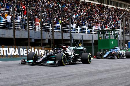 Lewis Hamilton - Mercedes - GP Brasilien - Sprint - Samstag - 13.11.2021