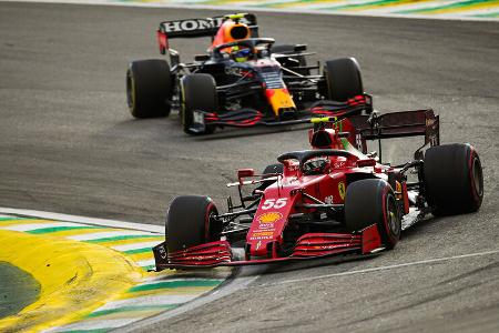 Carlos Sainz - Ferrari - GP Brasilien - Sprint - Samstag - 13.11.2021