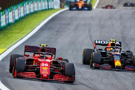 Carlos Sainz - Ferrari - GP Brasilien - Sprint - Samstag - 13.11.2021