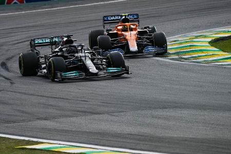 Lewis Hamilton - Mercedes - GP Brasilien - Sprint - Samstag - 13.11.2021