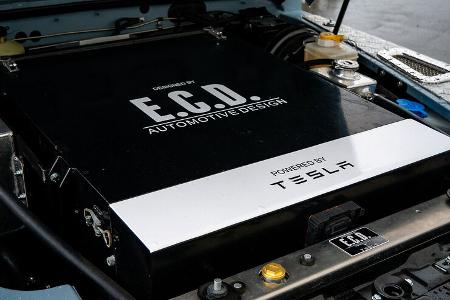 02/2022, E.C.D. Land Rover Defender 110 mit Tesla-Antrieb