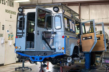 02/2022, E.C.D. Land Rover Defender 110 mit Tesla-Antrieb