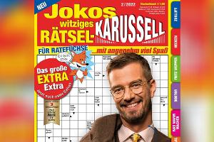 So grüßt Joko Winterscheidt erstmals vom "Rätsel-Karussell"-Cover