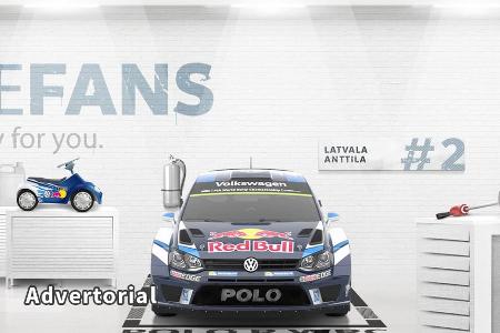 Ein Screenshot des interaktiven Gewinnspiels 