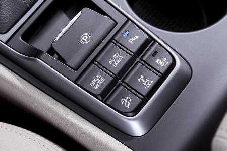 Die Bedienelemente - wie das für den Fahrmodus - sind übersichtlich