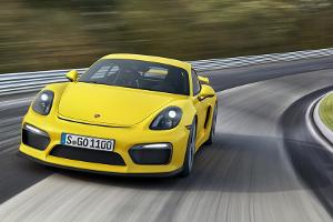 Mit dem Porsche Cayman GT4 auf der Rennstrecke flott unterwegs