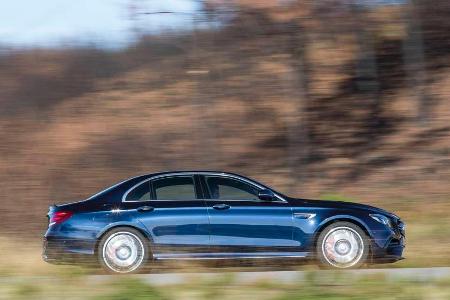 Schick und gleichzeitig sportlich: Die Silhouette des E 63