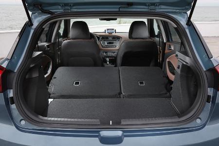 Bei umgeklappten Rücksitzen beträgt das Ladevolumen 1.000 Liter