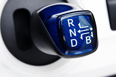 Klein, aber effektiv: Schaltknauf des neuen Prius