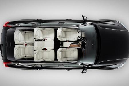 Der XC90 bietet Platz für sieben Fahrgäste