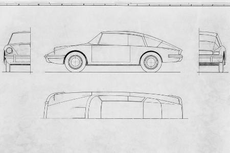 Elfer-Variante: Zeichnung des Typs 695, ebenfalls von 1957