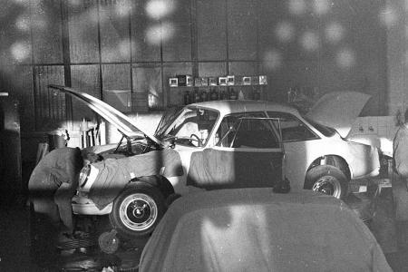 Prototyp 754 T7 in der Porsche-Designabteilung 1961