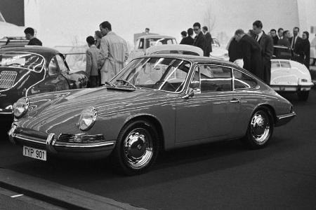 Prototyp 901-06 Coupé beim Automobil-Salon 1964 in Genf
