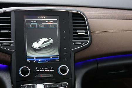 Das hochkantige Touchscreen ist gewöhnungsbedürftig