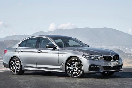 Erstmals in Detroit der Öffentlichkeit vorgestellt: der Neue BMW 5er