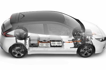 Leaf-Innenleben mit Batteriepack