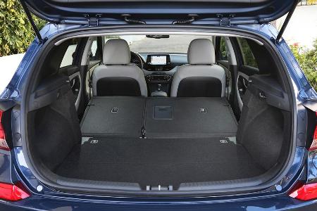 Das Kofferraumvolumen beträgt bis zu 1301 Liter
